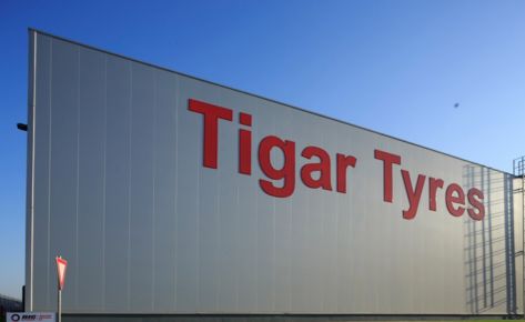 Tigar Tyres, hall and warehouse